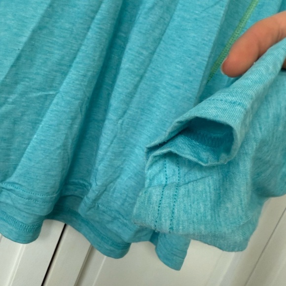 Orvis Trout Bum Shirt Womens Size XL Heathered Turquoise 1/4 Zip Stretch Outdoor - Picture 3 of 11
